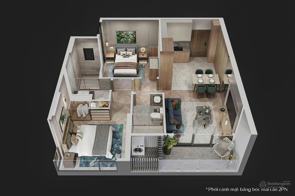 Siêu hiếm căn 2pn giá chỉ 4,1 tỷ view pháo hoa  masteri era landmark