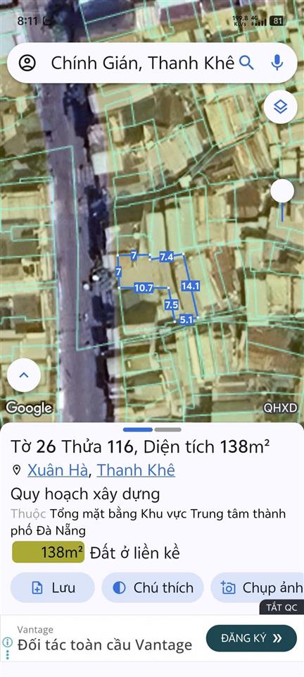 Nhà riêng bán tại 45 lê độ, 14,6 tỷ, 138m2 siêu hot view đẹp