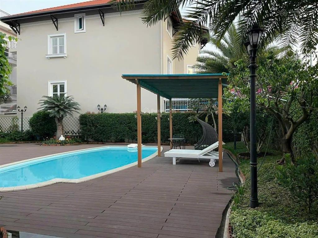 Biệt thự vip có hồ bơi  khu thủ thiêm villa, q2 diện tích 25x22m, tổng diện tích công nhận 550m2
