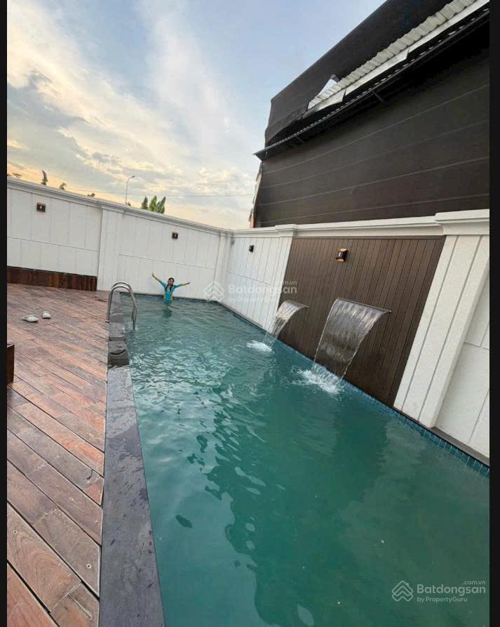 Villa quận 2 thạnh mỹ lợi hồ bơi  dt 6x20 nở hậu 18m2  cn 238,1m2  hầm 5 tầng  giá 48 tỷ