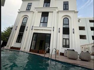 Villa quận 2 thạnh mỹ lợi hồ bơi  dt 6x20 nở hậu 18m2  cn 238,1m2  hầm 5 tầng  giá 48 tỷ