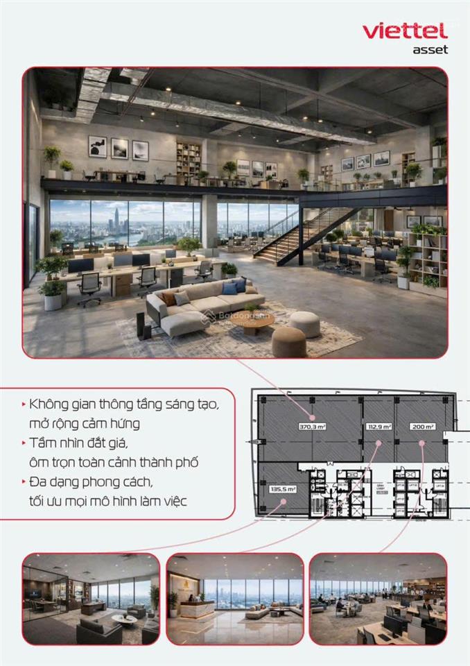 [chủ đầu tư] cho thuê văn phòng tại tòa nhà viettel complex  diện tích linh hoạt  giá cạnh tranh