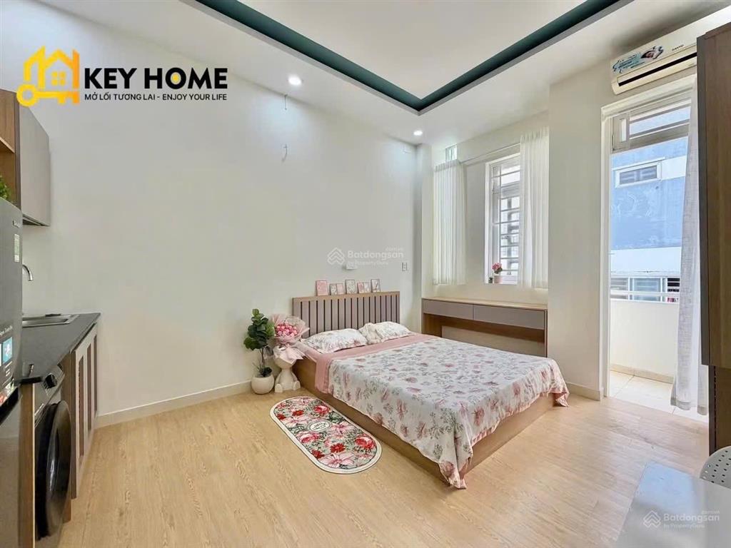Studio 6tr bùi đình túy, máy giặt riêng, full nội thất