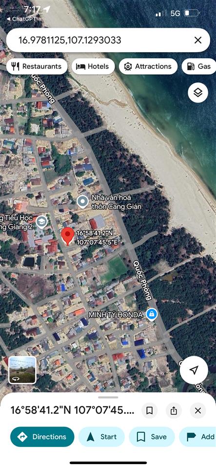 Chính chủ bán cặp lô đất đẹp trung giang, đã tách sổ, có đất ở