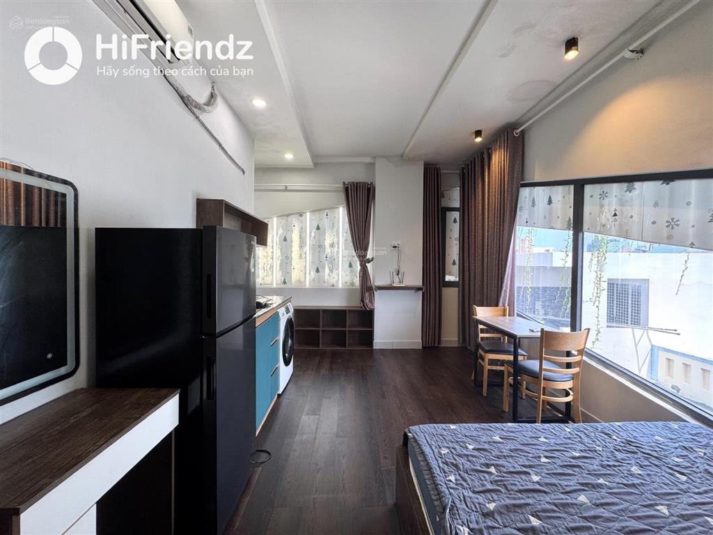 Cho thuê studio cửa sổ lớn, máy giặt riêng, full nt, thang máy, không chung chủ gần vạn hạnh mall