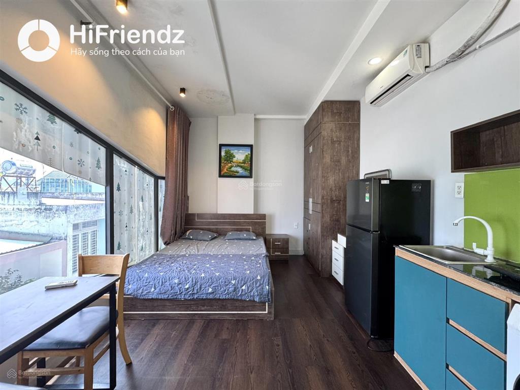 Cho thuê studio cửa sổ lớn, máy giặt riêng, full nt, thang máy, không chung chủ gần vạn hạnh mall