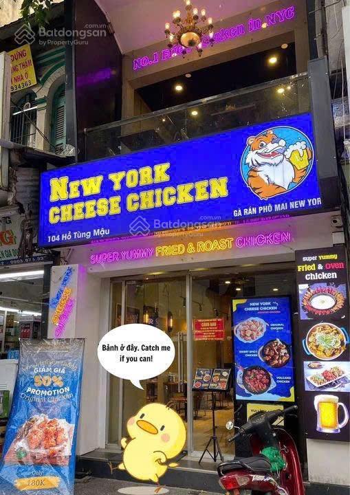 Khan hiếm khó tìm !chủ cần bán nhà mặt tiền đường hồ tùng mậu p.bn quận 1.dt4x18m giá 75 tỷ.