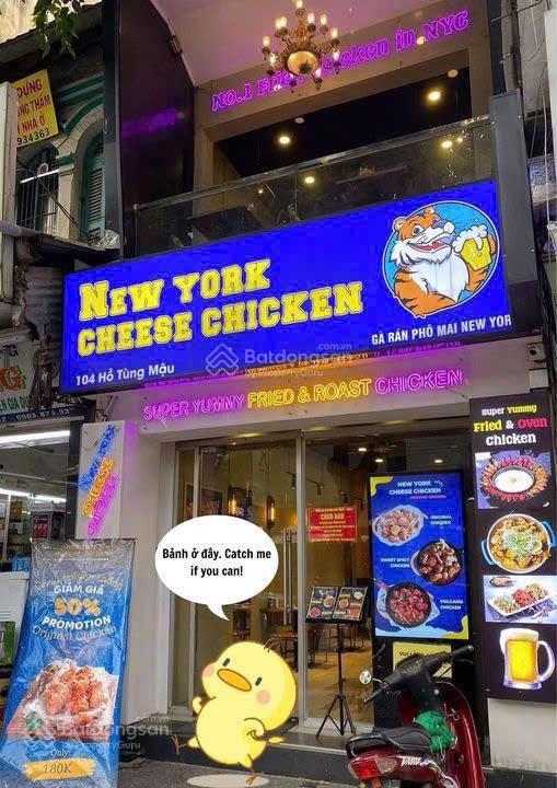 Khan hiếm khó tìm !chủ cần bán nhà mặt tiền đường hồ tùng mậu p.bn quận 1.dt4x18m giá 75 tỷ.