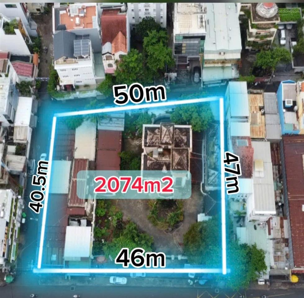 Bán khuôn đất lớn kim cương khan hiếm mặt tiền đường ung văn khiêm p25 bình thạnh. dt 50x45m 690 tỷ