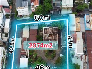 Bán khuôn đất lớn kim cương khan hiếm mặt tiền đường ung văn khiêm p25 bình thạnh. dt 50x45m 690 tỷ