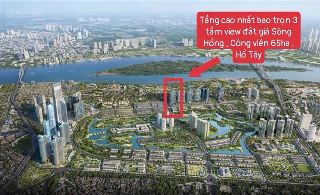 Penthouse duplex 610m2 dinh thự trên không view trọn sông hồng & hồ tâysân vườn riêng 155m2 noble