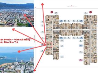 Bán căn hộ 1pn 49,9m2 peninsula đà nẵng tầng cao, view vịnh biển s hàn & bán đảo s tràgiá tốt cđt