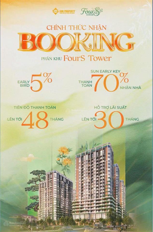 Hot chính thức nhận đặt chỗ fours tower đà nẵng  giá dự kiến từ 1,x tỷ  nhận ngay chiết khấu 5%!