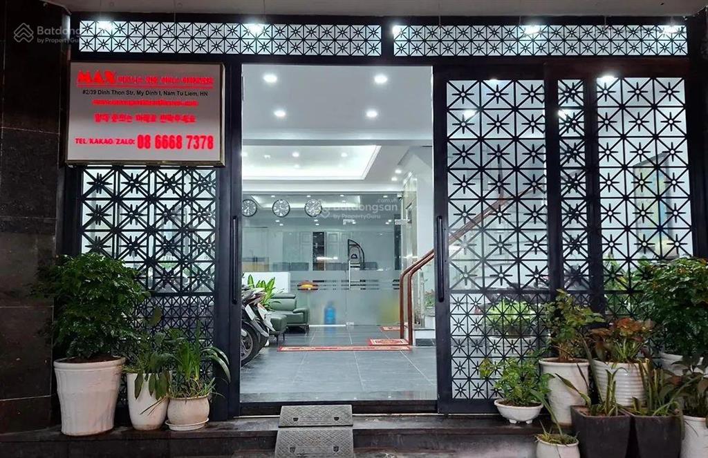Cho thuê tòa nhà 9 tầng tại 2 ngõ 39 đình thôn, khu vực người hàn sầm uất