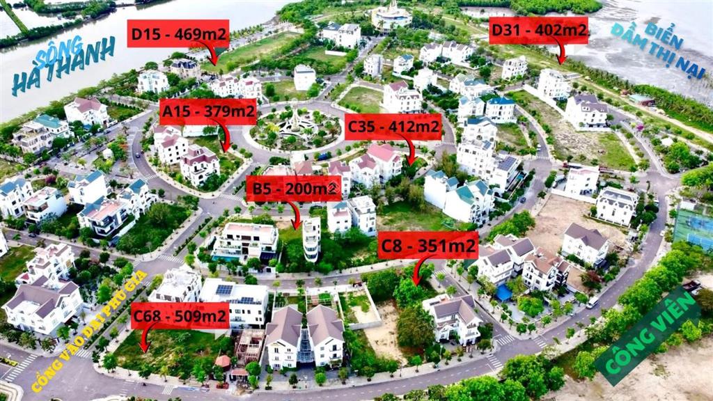 Bán 1 lô đất bt đẹp, nhiều tiện ích tại khu biệt thự đại phú gia, giá thỏa thuận, 412m2