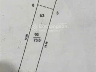Bán nhà mặt phố nguyễn thái học, diện tích 73,6m2, mt 3,53m