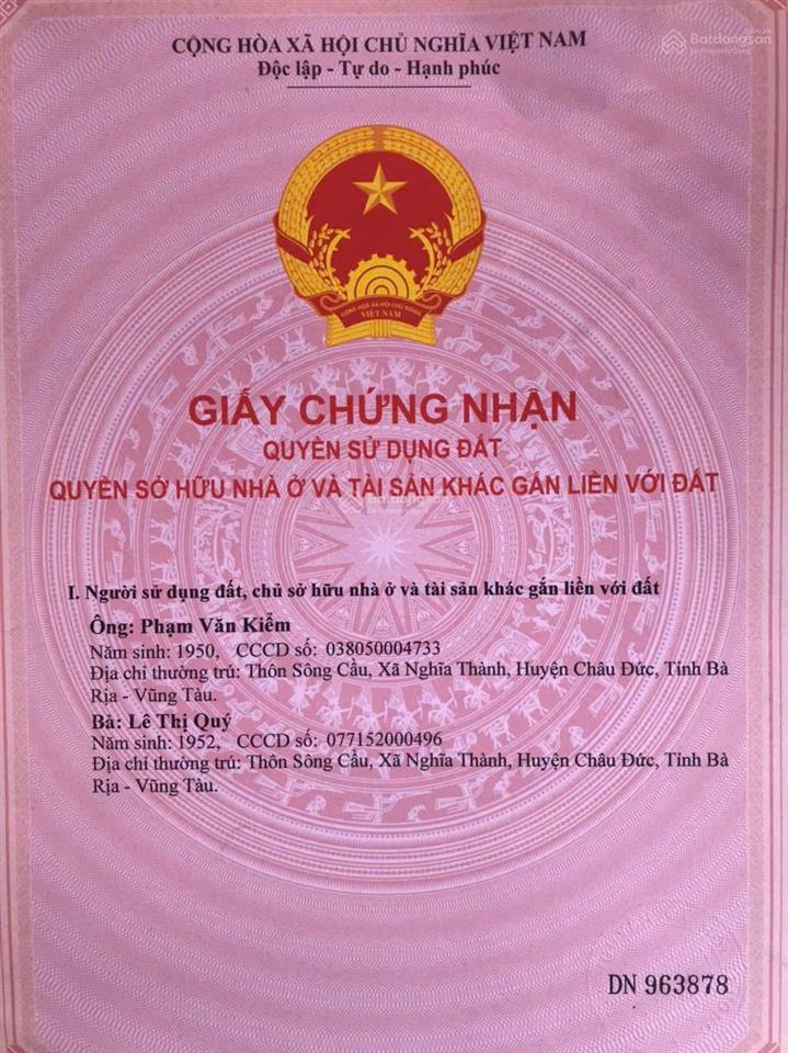 Chính chủ bán đất ngay ngã ba mặt tiền đường hương lộ 2 và đường 28, bà rịa vũng tàu, 326m²