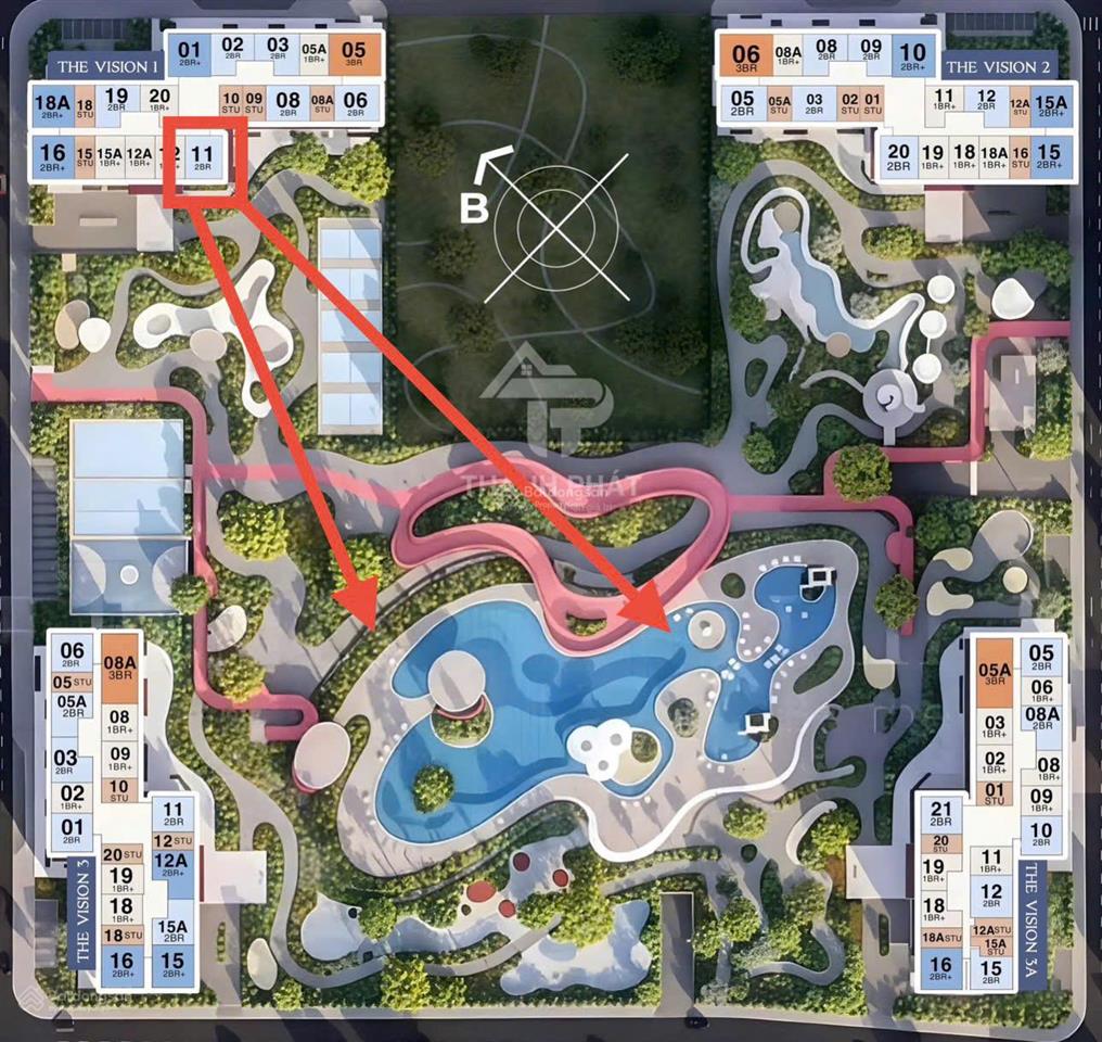 Bán căn 2pn masteri era landmark giá tốt nhất vinhomes ocean park 3. giá chỉ 65 triệu / m2