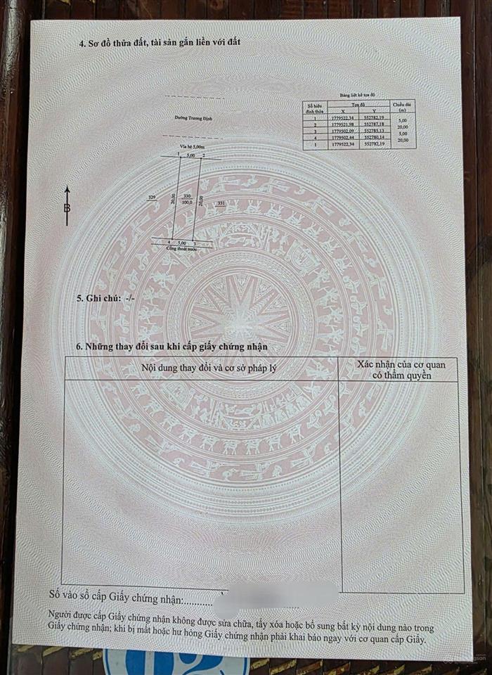 Bán đất đổi diện trường học đường trương định, mân thái, sơn tràtp đà nẵng