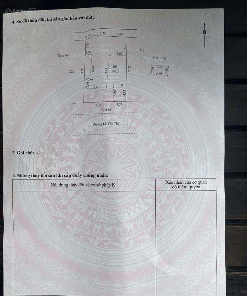 Đất 199,5m ngang 11,47m lê văn thư, phường mân thái, sơn tràtp đà nẵng