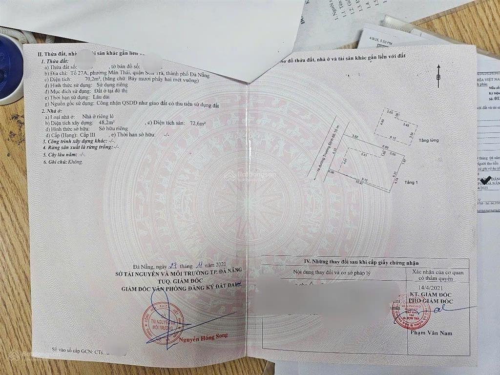 5 tỷ 6 nhà sát biển mân thái, sơn tràtp đà nẵng