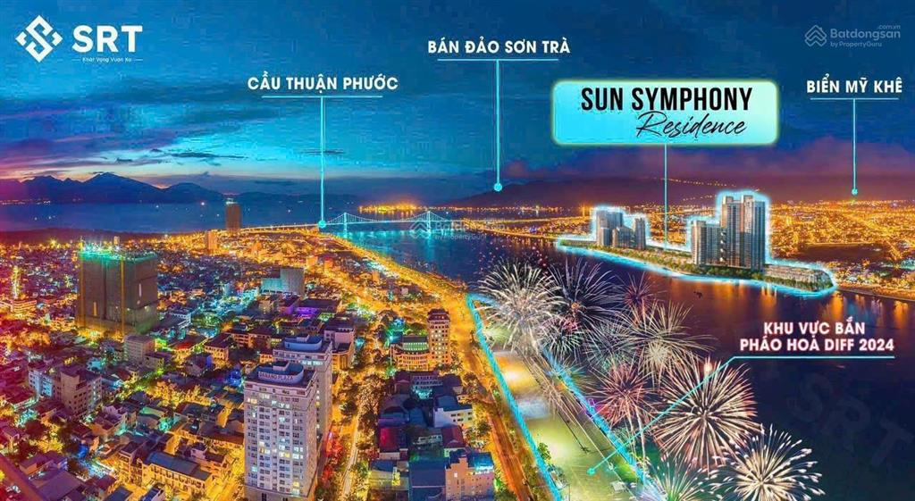 Bán căn shophouse 3 tầng hướng đông, giá tốt dự án sun symphony residence  đầu tư sinh lời