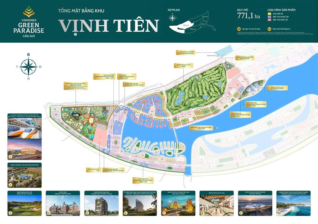 Vinhomes green paradise cần giờ đại đô thị biển 2.870ha  chính sách mới  0931 778 ***