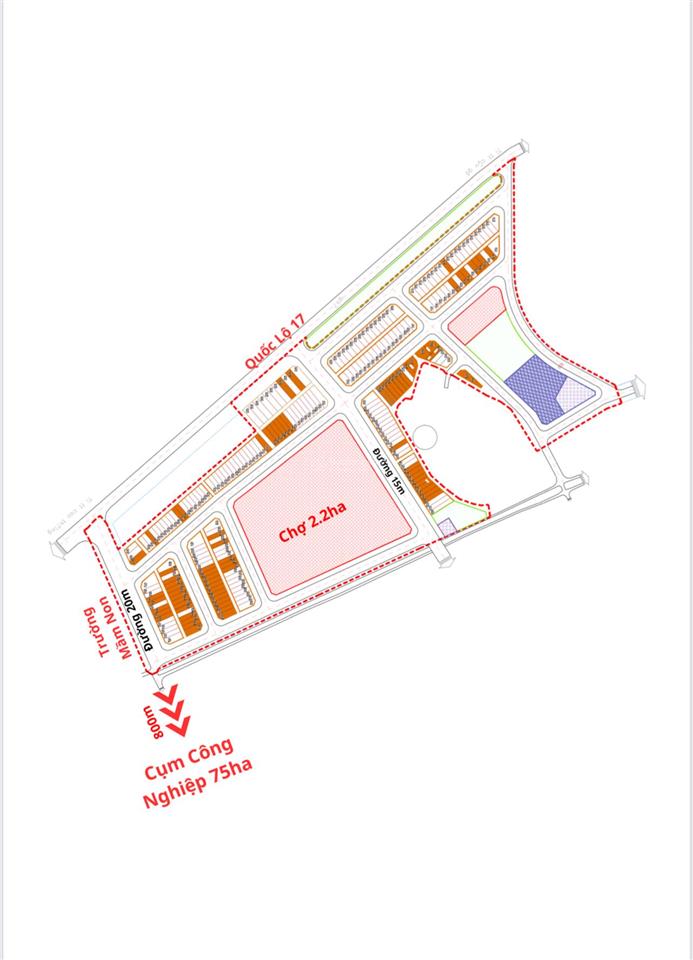 Đất lúa non mặt ql 17 cạnh chợ đầu mối giá chỉ 2 tỷ  0969 021 ***