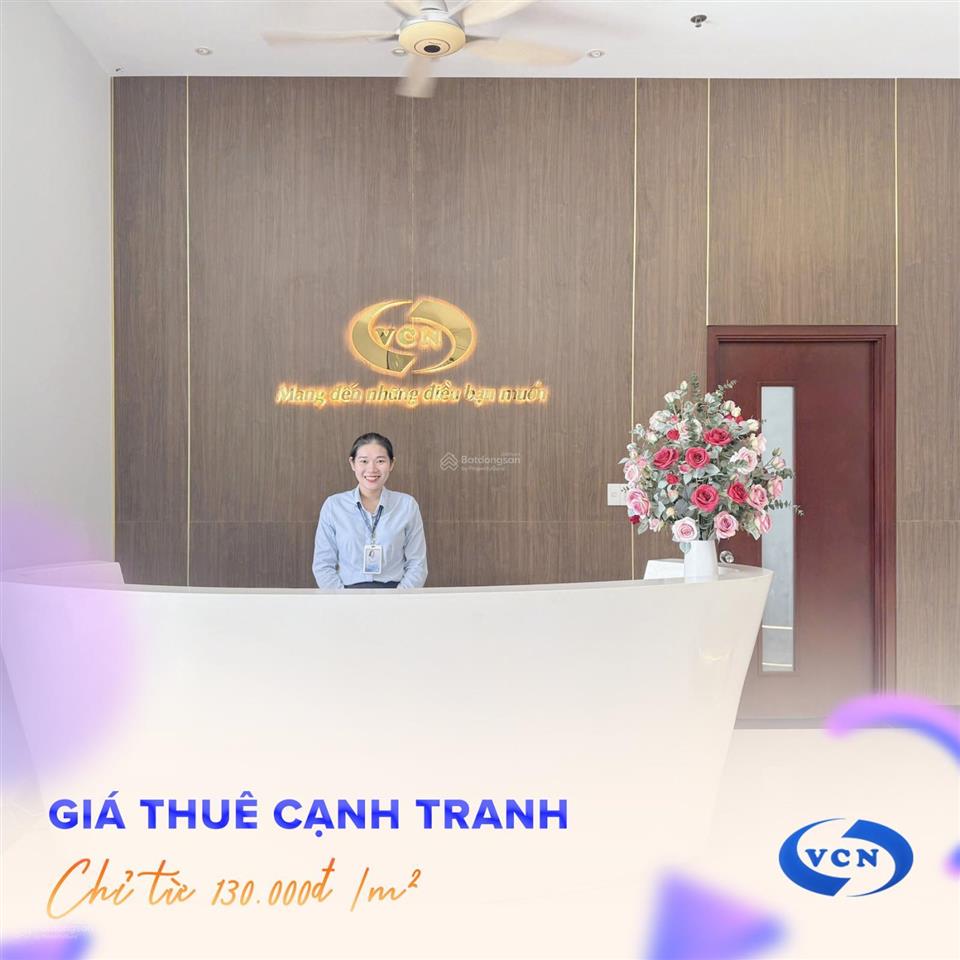 Cho thuê văn phòng vcn building  vĩnh điềm trung, giá chỉ từ 5.000.000đ/tháng (130.000đ/m2/tháng)
