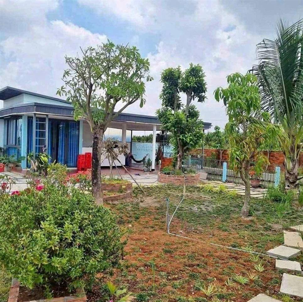 Chủ cần bán lô đất vườn có sẵn nhà hơn 1000m2 tại minh thành, chơn thành giá 850tr gần kcn becamex