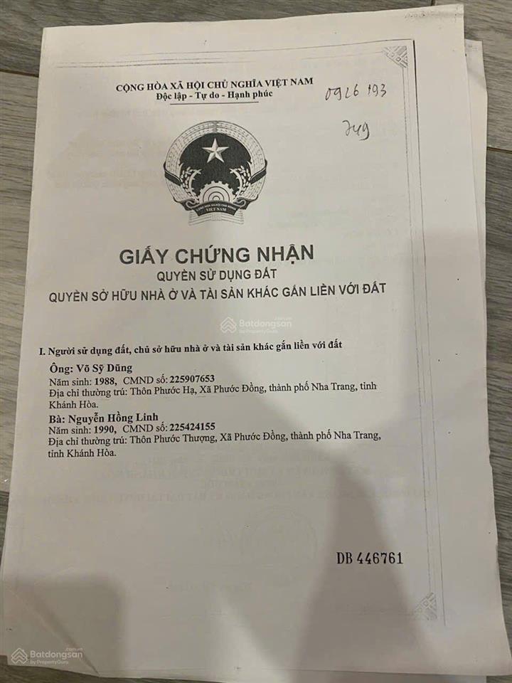 Bán đất giá đầu tư diên tân, diên khánh, khánh hoà