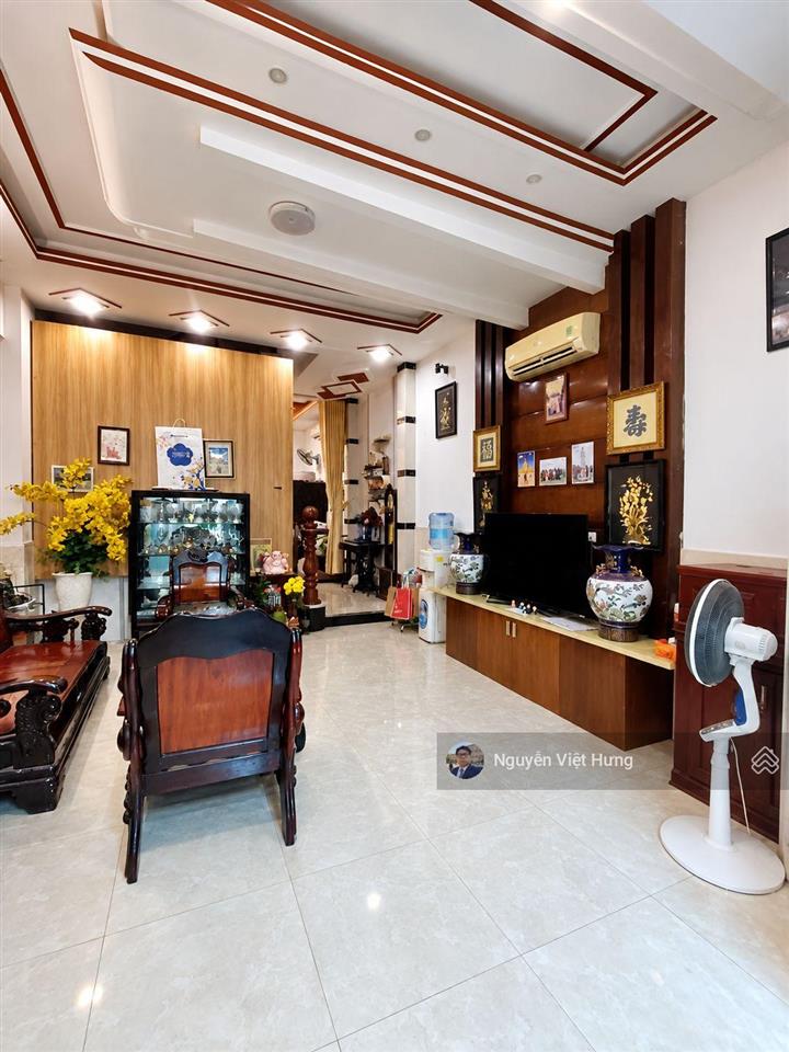 Bán gấp nhà đẹp 4 tầng huỳnh tấn phát, giáp quận 7, hẻm xe hơi tránh nhau, sổ riêng, hoàn công đủ