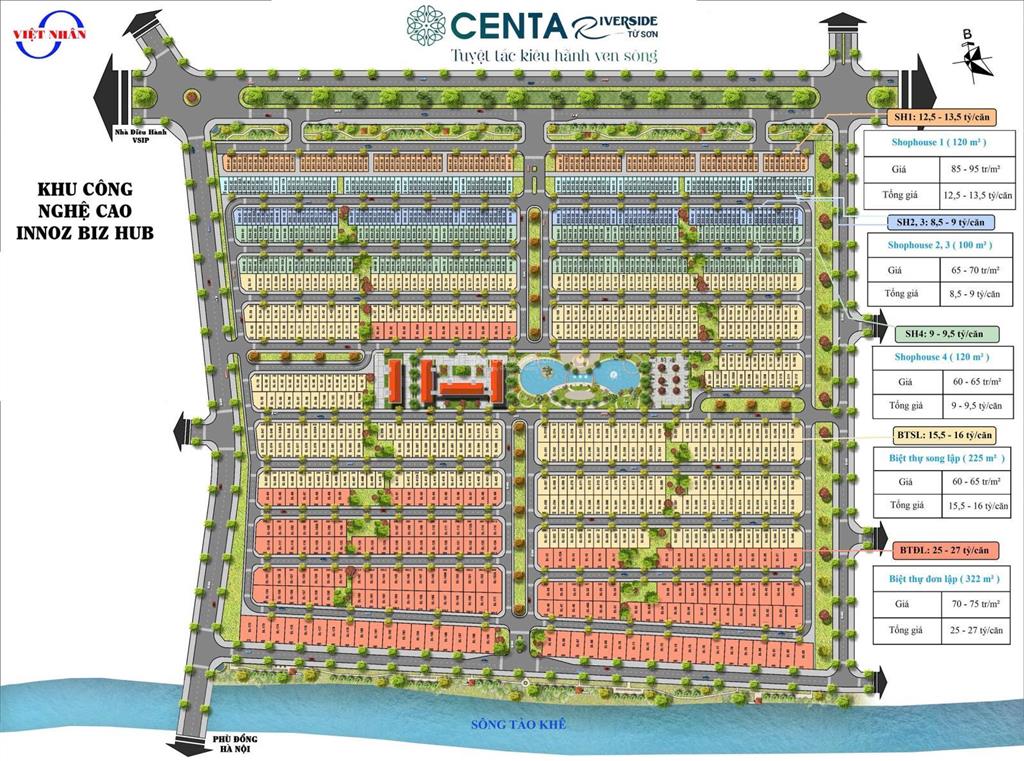 Nếu bỏ nỡ cơ hội mua sh2 centa riverside vsiptừ sơn thì phí mất cơ hội có nhà đẹp và rẻ