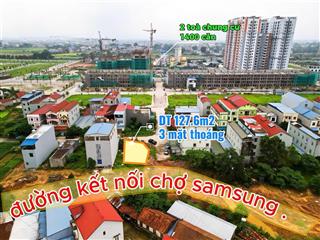 Lô góc 3 mặt thoáng ngay sát chân chung cư yên bình complex 1400 căn giá 31,5tr/m