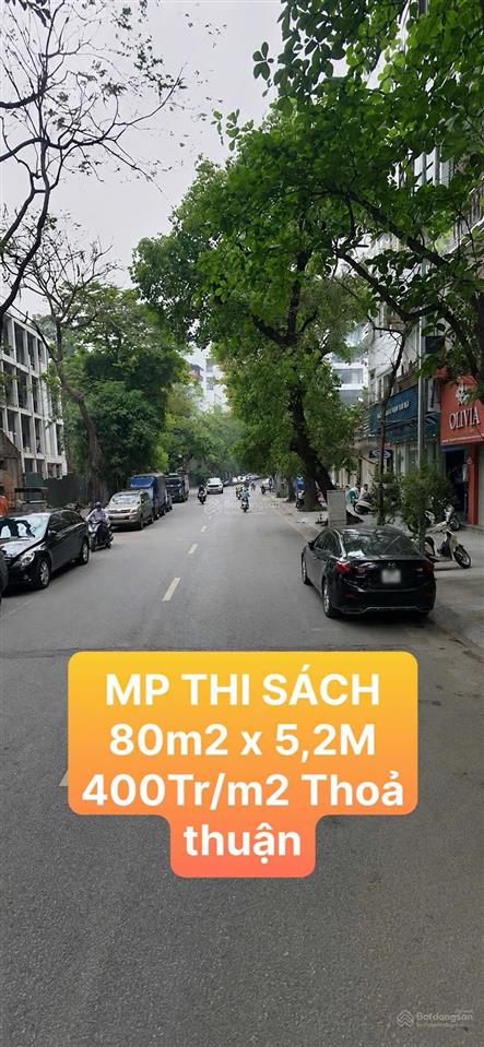 Mặt phố thi sách nhà cũ xác định bán đấtdt 80m25,2m mặt tiền nhỉnh 32tỷtl
