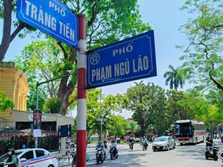 Mặt phố lão thành cách mạng  phạm ngũ lão tràng tiền, bán nhà lô góc 6 tầng thang máy chỉ 49tỷ