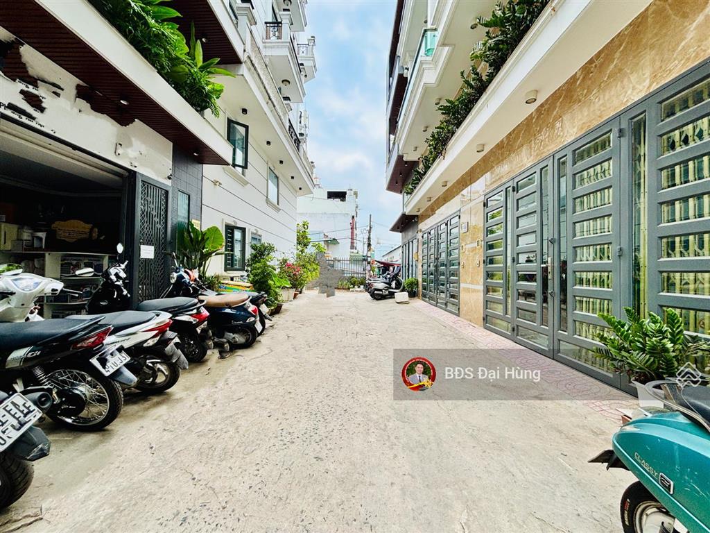 Bán nhà gò vấp hẻm 8m ô tô tránh nhau  mặt tiền 5m  5 tầng  gần chung cư dreamhome  lê đức thọ