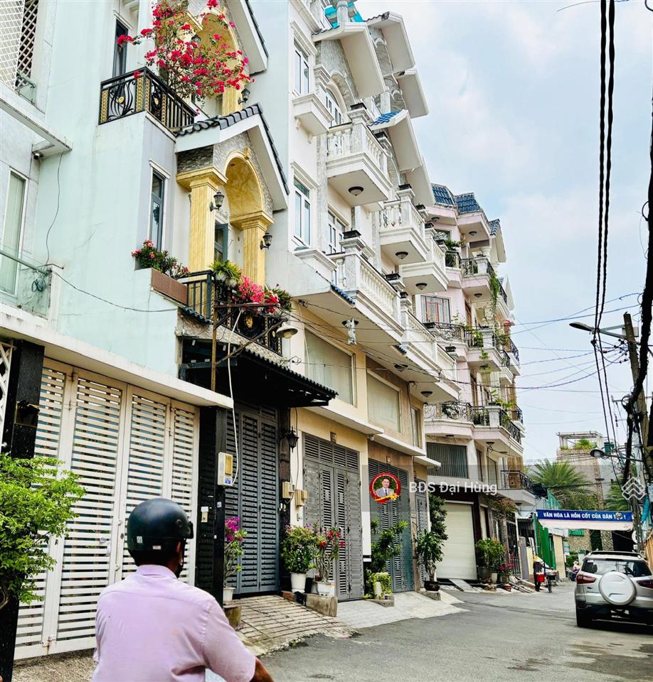 Bán nhà gò vấp hẻm xe tải 6m  5 tầng  52m2  khu cao tầng  lê đức thọ  p.an hội đông  6,x tỷ
