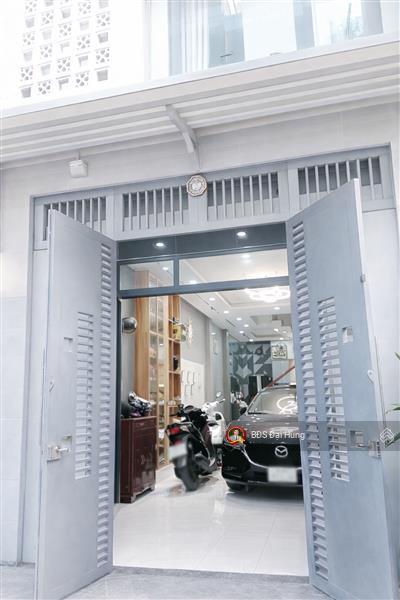 Hẻm 6m xe hơi tránh  60m2 (4x15)  4 tầng  gần cv làng hoa  p.an hội tây  gò vấp