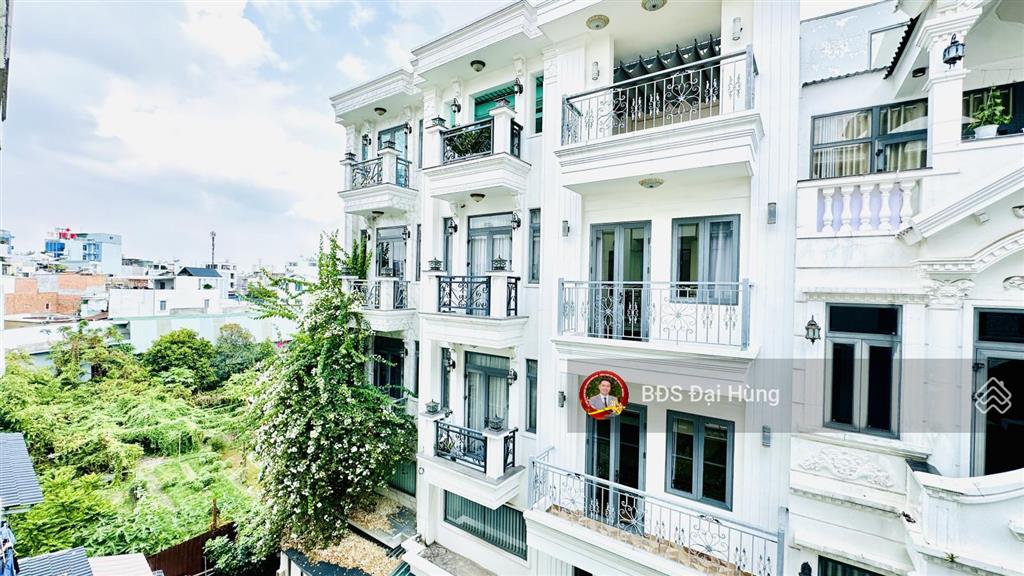 Nhà ngon khu đồng bộ 5 tầng ngay emart phan huy ích, 4x15, gara ô tô, nội thất sẵn, chỉ 6.x tỷ tl