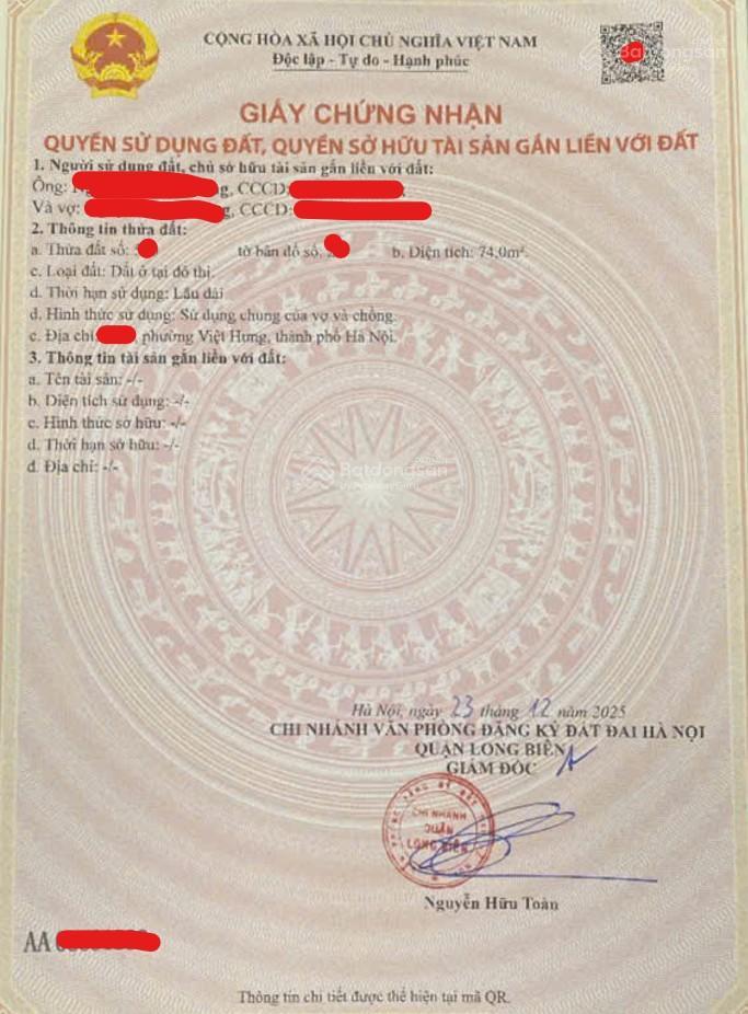 Bán đất đường đoàn khuê  việt hưng