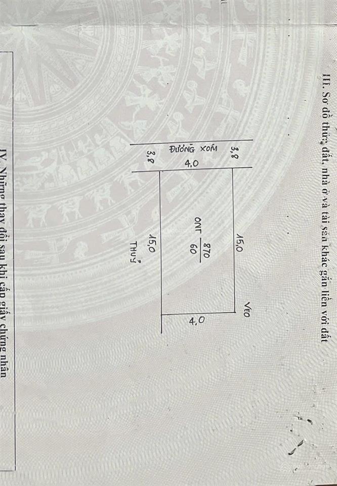 Ngon bổ rẻ ngay phụng châu  chương mỹ 60m2 giá chỉ 3,x tỷ