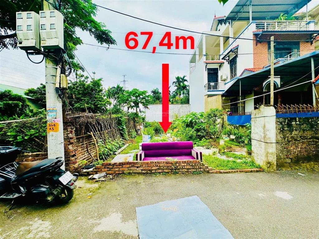 Ngõ thông ôtô phượng bãi  biên giang 67,4m giá nhỉnh 4tỷ
