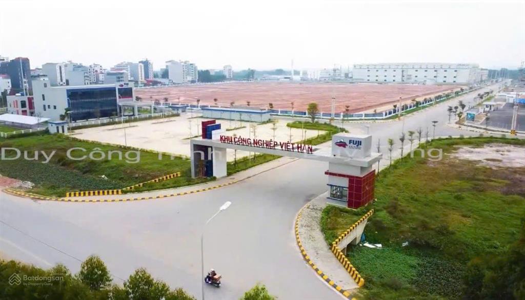 Bán đất khu công nghiệp việt hàn bắc giang. diện tích 10000m2. mua trực từ chủ đt