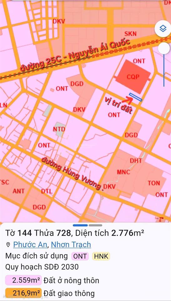 Đất vĩnh thanh đường ô tô 2 chiều giá rất tốt cho nhà đầu tư