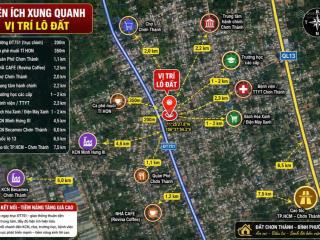 Bán đất tại thanh tước, minh hưng, chơn thành, giá ưu đãi 4,6 triệu / m2, 190 m2