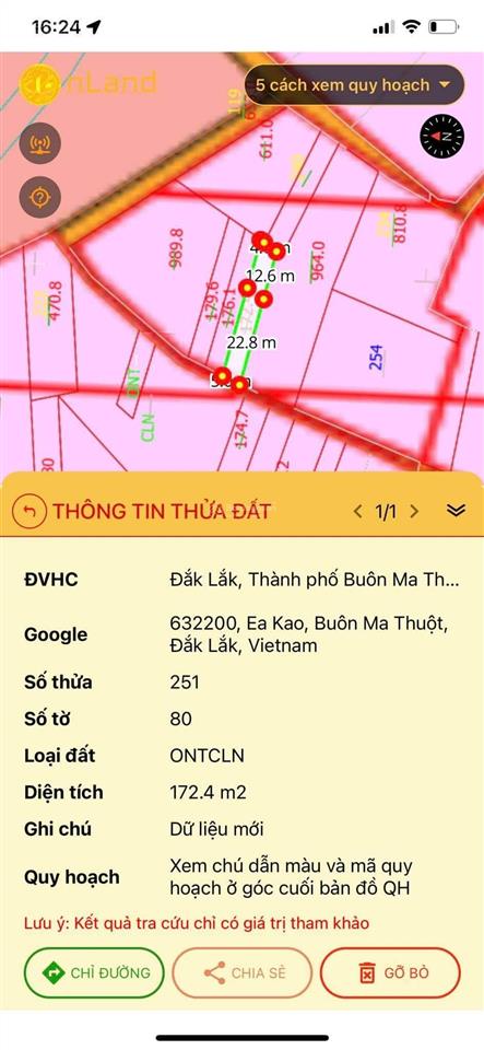 Bán đất eakao dak lak chính chủ