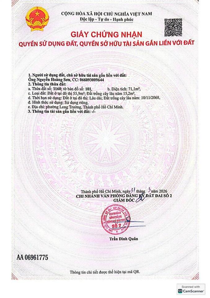 Đất bán tại gò cát, 3,7 tỷ, 70m 71,1 m2, view đẹp