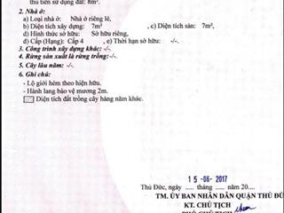 Bán lô đất, 65m2  giá 4ty3 h, bình phước  vị trí  gần ngã tư thủ đức khu phố 2 hiệp bình phước