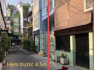Siêu hiếm  bán đất tặng nhà  ngay khu đường hoa phan xích long  hẻm 4.5m  dt chuẩn (4.4 x 19m)